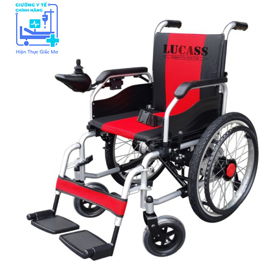 Xe lăn sắt sơn 2 chống lật Lucass X-980L