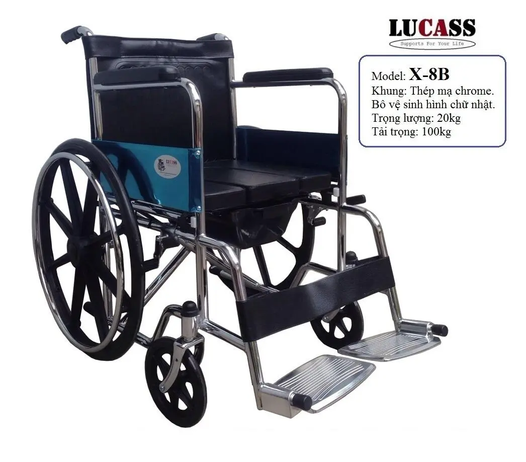 Xe lăn tay lucass Lucass X-8B